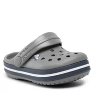 Klapki i japonki damskie - Crocs Klapki Crocband Clog K 204537 Smoke/Navy - miniaturka - grafika 1