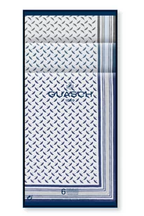 Chusteczki męskie bawełniane HEKTOR, 6 szt Mix W ozdobnym pudełku 6 szt 40 x 40 cm - Chusteczki higieniczne - miniaturka - grafika 1