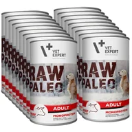 Mokra karma dla psów - Vetexpert Raw Paleo Adult Beef 18x400g - wołowina puszka - miniaturka - grafika 1