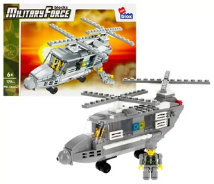 Klocki Militaria Helikopter 179 elementów Alleblox AB3014 - Klocki - miniaturka - grafika 1