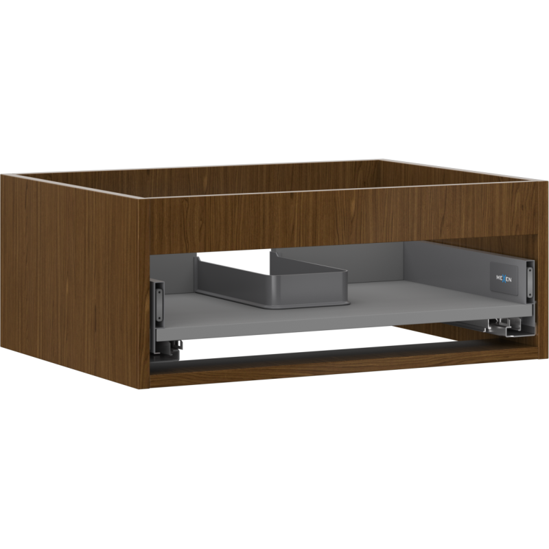 Mexen Box-A korpus szafki podumywalkowej 60 cm, 1 szuflada, orzech - 91AX0-0600-235-1-86