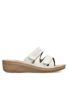 Inblu Klapki PV020100 Biały - Klapki i japonki damskie - miniaturka - grafika 1