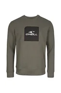 Bluzy męskie - O'Neill Męska bluza Cube Crew (6 szt.), zielony (Military Green), M-L - miniaturka - grafika 1