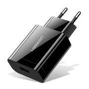 Ładowarki do telefonów - Ugreen ładowarka sieciowa USB Quick Charge 3.0 FCP AFC 18 W czarny (60201) - miniaturka - grafika 1