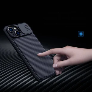 Nillkin CamShield Pro Magnetic Case etui iPhone 14 Plus pokrowiec osłona na aparat kamerę niebieski (z MagSafe) - Etui i futerały do telefonów - miniaturka - grafika 12