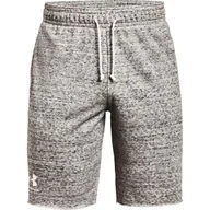 Spodenki męskie - Spodenki męskie Under Armour  RIVAL TERRY SHORT white XL - miniaturka - grafika 1