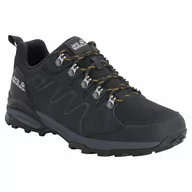 Buty dla dziewczynek - Męskie Buty JACK WOLFSKIN REFUGIO TEXAPORE LOW M 4049851-6357 – Szary - miniaturka - grafika 1