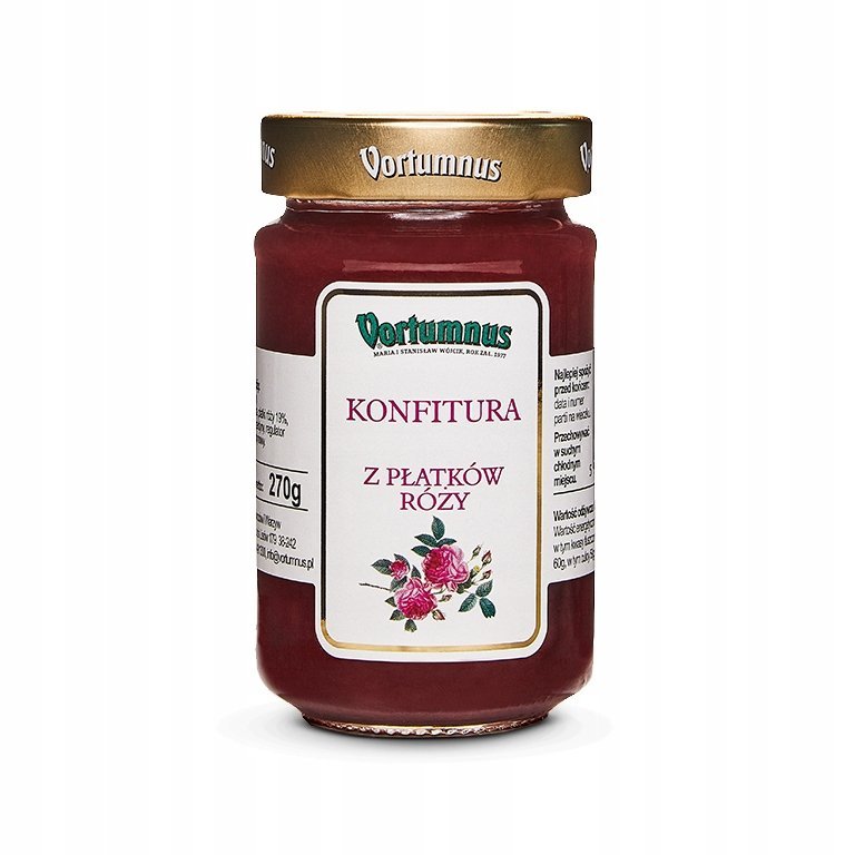 KONFITURA Z PŁATKÓW RÓŻY VORTUMNUS 270G