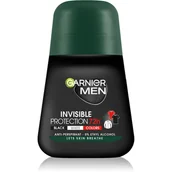 Dezodoranty i antyperspiranty męskie - Garnier Men Dezodorant roll-on Invisible Protection 72h - Black,White,Colors 50ml - miniaturka - grafika 1