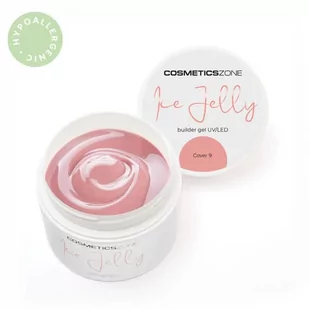 Żel do przedłużania paznokci UV LED galaretka ICE JELLY brudny różowy - Cover 9 - 50ml - Żele do paznokci - miniaturka - grafika 1