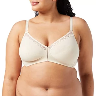 Triumph Damski biustonosz bawełniany Beauty N bez fiszbin, Teint, 75D - Biustonosze - miniaturka - grafika 1