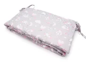 Ochraniacze do łóżeczka - OCHRANIACZ 180X30 DO ŁÓŻECZKA DLA DZIECI NIEMOWLĄT Kerstin - miniaturka - grafika 1