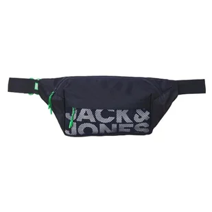 Jack & Jones męska saszetka biodrowa JACASHFORD Mesh, granatowa marynarka/szczegóły: Island Green, Navy Blazer/Szczegóły: island Green - Torby męskie - miniaturka - grafika 1