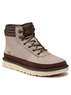 Buty zimowe męskie - UGG Kozaki M Highland Sport Ez 1122170 Szary - grafika 1