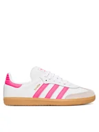 Buty dla dziewczynek - adidas Sneakersy Samba Og C JQ2827 Biały - miniaturka - grafika 1