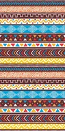 Ręczniki - Cotton World Ręcznik plażowy 180x100 H84 aztec abstract - miniaturka - grafika 1