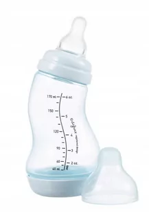 DIFRAX BUTELKA ANTYKOLKOWA NATURALNA 170 ML NIEBIESKA - Butelki dla niemowląt - miniaturka - grafika 1