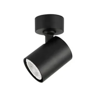 Lampy sufitowe - Italux Sufitowa LAMPA plafon LUMSI SPL-2071-1-MC-BL regulowana OPRAWA metalowy reflektorek czarny SPL-2071-1-MC-BL - miniaturka - grafika 1