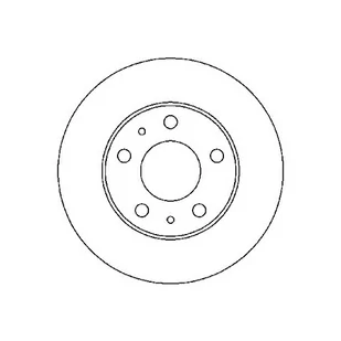 Tarcza hamulcowa HELLA PAGID 8DD 355 127-821 - Tarcze hamulcowe - miniaturka - grafika 1