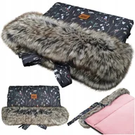 Śpiworki dla dzieci - Mufka TiniMini, Ocieplana, Wodoodoporna, Wzór leśna łąka - miniaturka - grafika 1