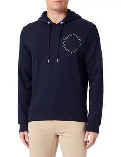 s.Oliver Sales GmbH & Co. KG/s.Oliver Męska bluza z długim rękawem z kapturem, niebieski, XL - Bluzy męskie - miniaturka - grafika 1