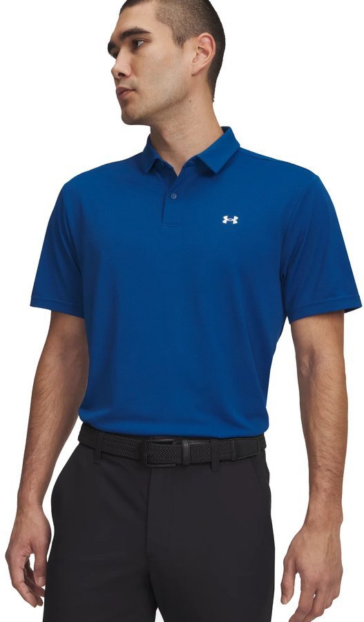 Under Armour Koszulka męska polo UNDER ARMOUR Tee To Green Pique Polo niebieska L