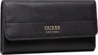 Portfele - Guess Guess, Katey, Synthetic Leather, Wallet, SLG Large Zip, Black, For Women For Women - miniaturka - grafika 1