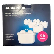 Wkłady filtrujące - Filtry do dzbanka Aquaphor Maxfor+ 6szt. Pasuje do innych marek - miniaturka - grafika 1