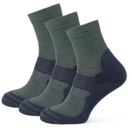 Skarpetki męskie - Skarpetki Zulu Merino Allseason 3-pack Rozmiar skarpet: 39-42 / Kolor: zielony - miniaturka - grafika 1