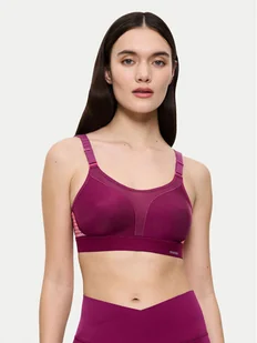 Triumph Biustonosz sportowy Triaction Extreme Lite 10163839 Bordowy - Bielizna sportowa damska - miniaturka - grafika 1