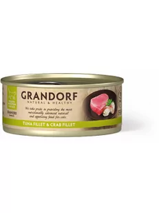 GRANDORF Grandorf Tuna Fillet &amp; Crab Fillet Mokra Karma Dla Kota Filet z Tuńczyka i Kraba 70 g - Mokra karma dla psów - miniaturka - grafika 1