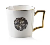 Kubki - Mondex Lumarko Lumarko Kubek 400ml H10x13.5x9.5cm Jungle HTPL0417 - miniaturka - grafika 1