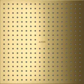 Deszczownice - Axor ShowerSolutions deszczownica 30 cm kwadratowa sufitowa złoty optyczny polerowany 35317990 - miniaturka - grafika 1