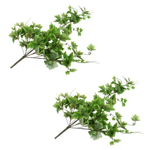 vidaXL Sztuczne gałązki winorośli, 2 szt., zielone, 90 cm - Sztuczne kwiaty - miniaturka - grafika 1