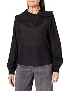 Sisley Bluzka damska, Czarny 100, L - Bluzki damskie - miniaturka - grafika 1
