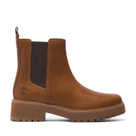Półbuty damskie - Damskie Sztyblety TIMBERLAND CARNABY COOL BASIC CHLSEA TB0A41E6F131 – Brązowy - miniaturka - grafika 1