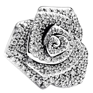 Charms do Pandora - CHARMS RÓŻA PAVE - Charmsy Charms do Pandora - CHARMS RÓŻA PAVE - Charmsy - miniaturka - grafika 1