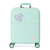 Walizki - Pepe Jeans Nerea Walizka kabinowa Niebieski 40x55x20 cms Twarde mocowanie ABS Zamknięcie TSA Wbudowany 37L 2,74 kg 4 koła Bagaż ręczny, niebieski, Maleta, Walizka kabinowa - miniaturka - grafika 1