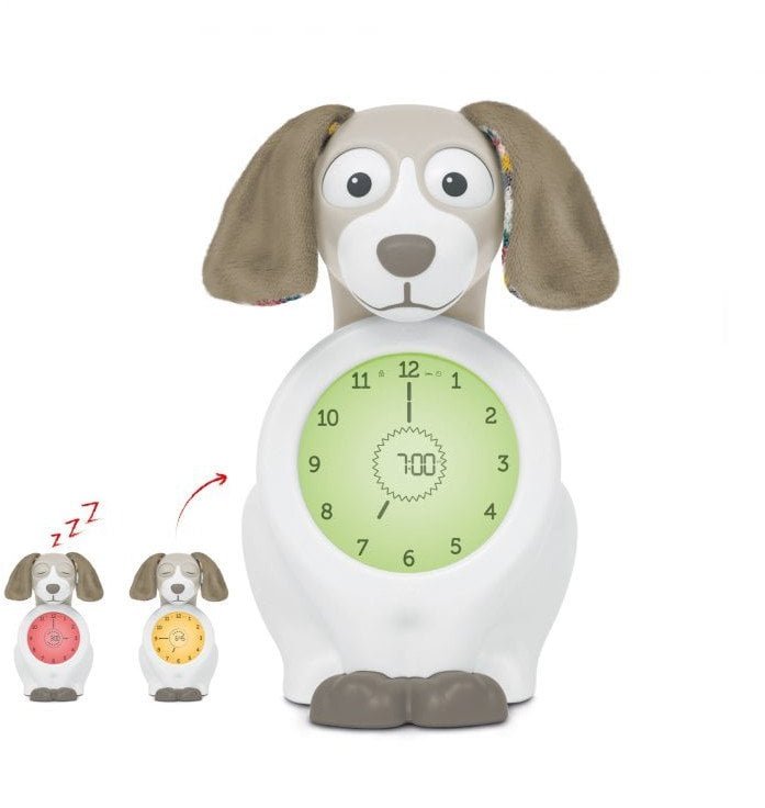 Zazu Davy sleep rhythm alarm clock, dog, taupe