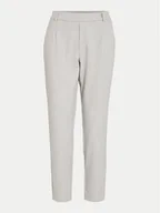 Spodnie damskie - Vila Chinosy Varone 14087406 Szary Slim Fit - miniaturka - grafika 1