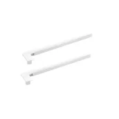 Blaty meblowe i parapety okienne - Zaślepki stalowe do parapetu zewnętrznego biała komplet - miniaturka - grafika 1