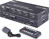 Kable - Switch Hdmi 2.0 4X1 Rozdziela Ekstraktor Atmos 7.1 - miniaturka - grafika 1