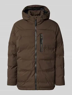 Parka z kapturem i kieszeniami z patką model ‘TEXXXACTIVE’ - Kurtki męskie - miniaturka - grafika 1