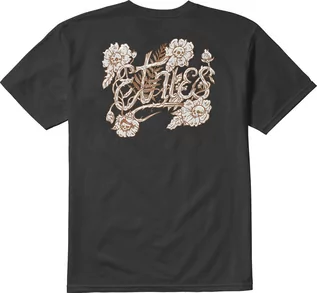 Koszulki męskie - t-shirt męski ETNIES SKULL FLOWERS TEE Black - grafika 1