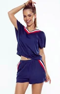 Piżamy damskie - Komplet homewear granatowy piżama Eliza, Kolor granatowy, Rozmiar S, Eldar - Intymna - miniaturka - grafika 1