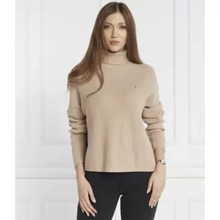Tommy Hilfiger Golf | Loose fit - Swetry damskie - miniaturka - grafika 1