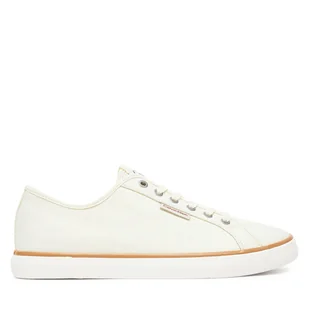 Tenisówki Calvin Klein Jeans Ess Vulc Low Mg Cv YM0YM01301 Beżowy - Trampki męskie - miniaturka - grafika 1