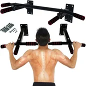 Poręcze i drążki do podciągania - Wzmocniony Drążek Ścienny Podciągania 100CM 350KG - miniaturka - grafika 1