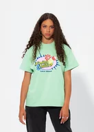 Koszulki sportowe damskie - Damski t-shirt z nadrukiem LOCAL HEROES LIMITED EDITION CANDY - szary - miniaturka - grafika 1