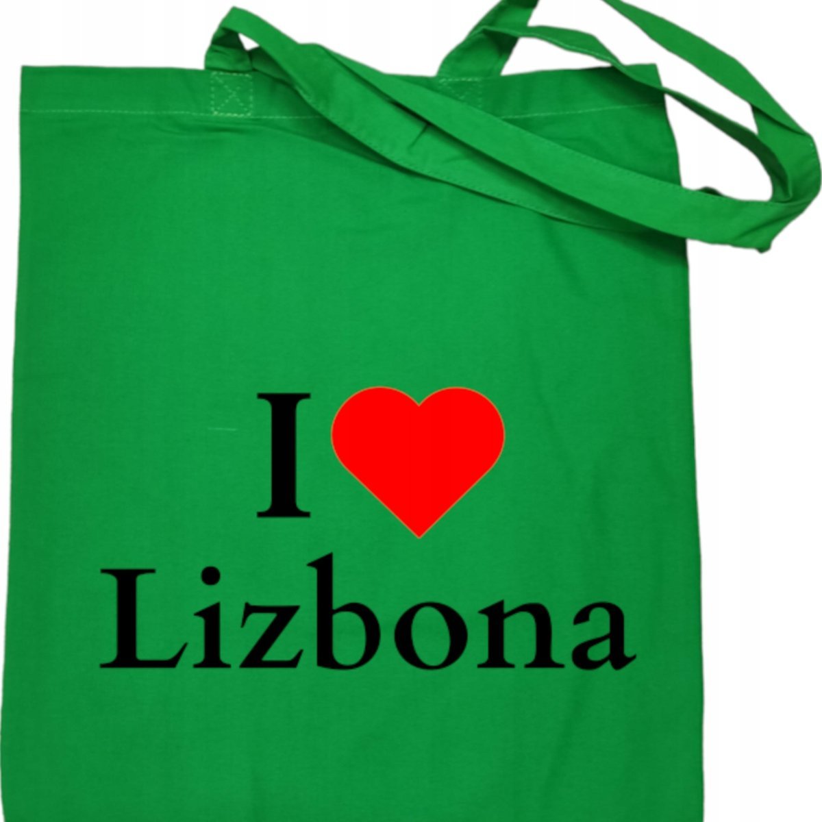 Torba na zakupy nadruk I Love Lisboa Kocham Lizbone